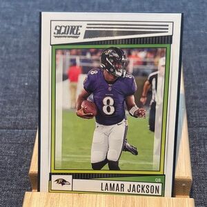 Score Lamar Jackson Football Card